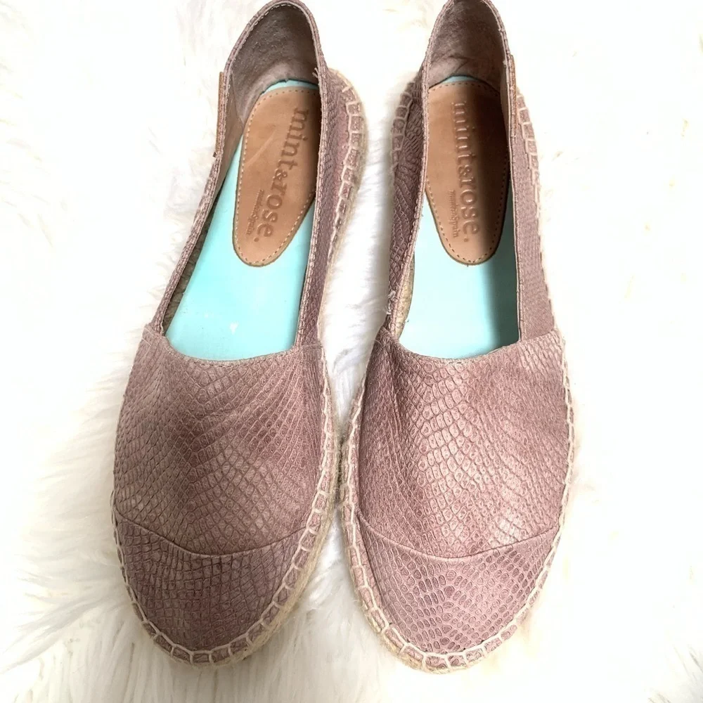Snakeskin MINT&ROSE Espadrilles